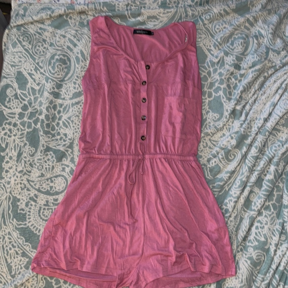 Merokeety button up Romper